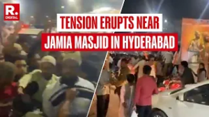 Hyderabad: YouTuber Attacked While Filming Shiv Jayanti Procession Near Jamia Masjid In Amberpet