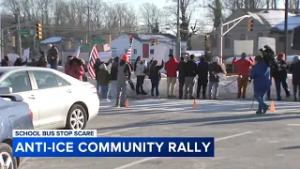 Protest follows ICE activity near NJ school bus stop