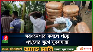 নরসিংদীর শহর থেকে প্রত্যন্ত গ্রামে ছড়িয়ে পড়েছে মাদকের ভ'য়াবহতা