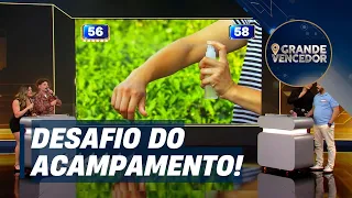 Quem entende de acampamento? Fernanda Lacerda e Alex Gallete Testam os conhecimentos em Desafio!