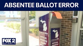 Absentee ballot error found in three Wayne Co. communities