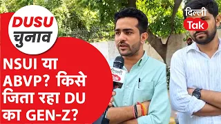 DUSU Elections: NSUI or ABVP? Who is DU's Gen-Z backing? Hear what students have to say on the gr...