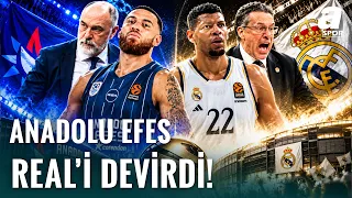 Anadolu Efes, Real Madrid’i Büyük Heyecana Sahne Olan Maçta Devirdi