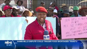 NARETU CALLS ON PRESIDENT TO INTERVENE IN NAMIB MILLS STRIKE - nbc