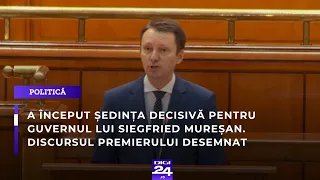 A început ședința decisivă pentru guvernul lui Siegfried Mureșan. Discursul premierului desemnat