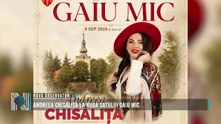 Andreea Chisăliță at the Gaiu Mic Village Festival