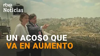 RTVE, witnessing the harassment suffered by West Bank Palestinians at the hands of settlers