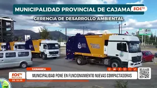 Cajamarca: Municipality puts new garbage compactors into operation