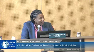 Governance and Utilities Committee 9-17-2026