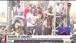 Crowd raises questions over Oburu’s absence at Raila’s anniversary commemoration