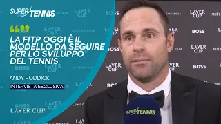 L'intervista esclusiva a Andy Roddick in Laver Cup