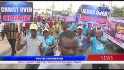 YOUTH CONVENTION: Chosen Youths Hold Prayer Session For Edo State, Nigeria