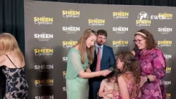 WHOLESOME Katie McGrady's Family Interviewed on the Sheen Awards Red Carpet