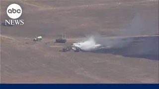 F-35 fighter jet crashes in California