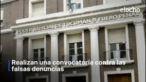 REALIZARÁN UNA CONVOCATORIA CONTRA LAS FALSAS DENUNCIAS