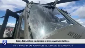 FUERZA AÉREA DE CHILE REALIZA MISIÓN DE APOYO HUMANITARIO EN PEULLA DURANTE EL EJERCICIO SOLIDARIDAD