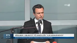 Përurimi i objektit të shkollës " Ilir Konushevci" 01.09.2026