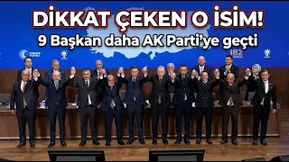 9 Mayors Joined the AK Party, President Erdoğan Pin Their Badges... Here Are the Names