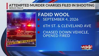 Attempted murder charges filed in Sioux Falls shooting