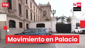 Así luce uno de los ingresos a Palacio de Gobierno tras aprobarse la censura contra José Jerí