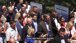 TV Galaksija 32 - REC VISE - Vucic i Stevanic Otvaranje i obilazak vidikovca na Kablaru 30 jul 2026