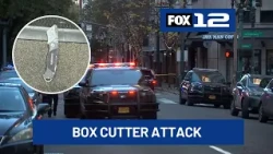 2 seriously hurt in box cutter attack in downtown Portland; suspect killed by police