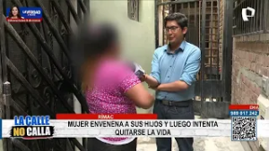 Rimac: mujer envenena a sus hijos y luego intenta quitarse la vida