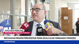 PRECAUTIONARY MEASURES FOR FORMER MAYOR PAREDES