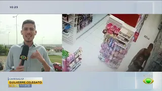 Thief mocks security camera during pharmacy robbery and ends up arrested