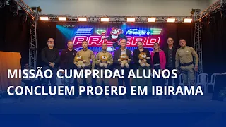 Missão cumprida! Alunos concluem Proerd em Ibirama 🦁