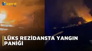 FIRE PANIC AT LUXURY RESIDENCE