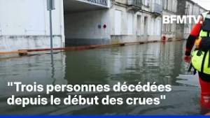 Crues: une personne portée disparue dans le Maine-et-Loire