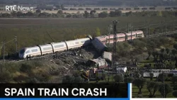 At least 68 dead after two trains crash in Spain | RTÉ News