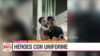 A true hero: a police officer saved a child with first aid