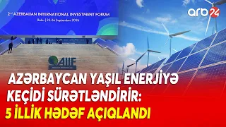 Azərbaycan yaşıl enerjiyə keçidi sürətləndirir: 5 illik hədəf açıqlandı - Detallar