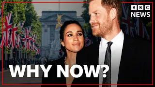 Why have Harry and Meghan decided to return to the UK? | BBC News