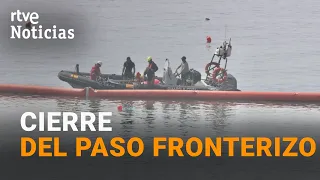 Ceuta activates 500-meter pneumatic barrier to reinforce border control | RTVE News