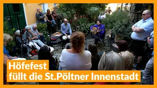 Höfefest fills downtown St. Pölten