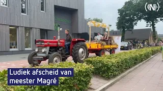 Dit had Albert Magré op zijn laatste schooldag niet zien aankomen