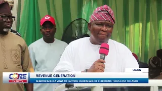 IGR: Sen Adeola vows to capture Ogun corporate taxes lost to Lagos...!
