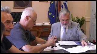 ΥΠΕΓΡΑΦΗ Η ΣΥΜΒΑΣΗ ΓΙΑ ΤΟ ΝΕΟ ΣΧΟΛΙΚΟ ΚΕΝΤΡΟ ΓΟΥΒΙΩΝ ΚΟΝΤΟΚΑΛΙΟΥ – ΞΕΚΙΝΑ ΑΜΕΣΑ Η ΚΑΤΑΣΚΕΥΗ