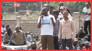 Atongoria a Linda Mwananchi kwendekithia Sifuna atuĩke mũrirũkia bendera wa mũng’ethanĩro