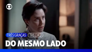 Samira diz a Ferette e Arminda que eles não devem se preocupar com a bebê | Três Graças | TV Globo