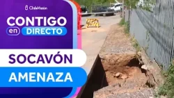 Sinkhole THREATENS home of seniors in Penco - Contigo en Directo