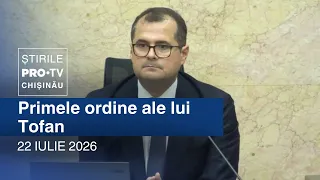 PRO TV News (5:00 PM) | TOFAN'S FIRST ORDERS | Moldova