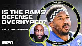 ‘The defense DIDN’T SHOW UP!’ 😳 Breaking down how the 49ers slowed down the Rams | NFL Live