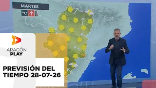 Weather forecast for Aragon, Tuesday, July 28