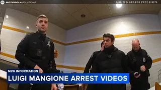 Luigi Mangione's arrest seen in newly-released bodycam footage