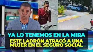 Employee reports how she was mugged by this criminal in Santiago
