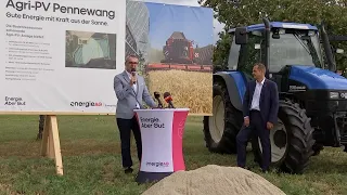 "Solar Farming": Agri-PV plant powers 5,400 households